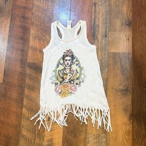 Kavio Frieda Graphic Fringe Tank Top 24 mos (5425)